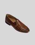 PRIMO EREDE - Slippers con fibbie pelle Cuoio