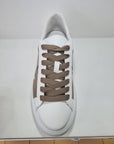 BRIAN MILLS - 1002 Pelle Bianco Nabuk Tortora