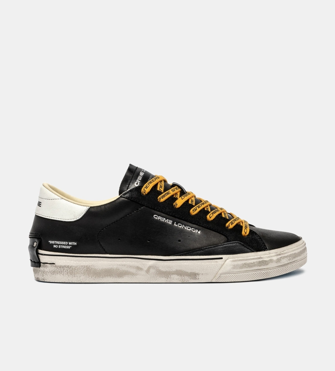 CRIME LONDON - DISTRESSED 2.0 DUSKY BLACK