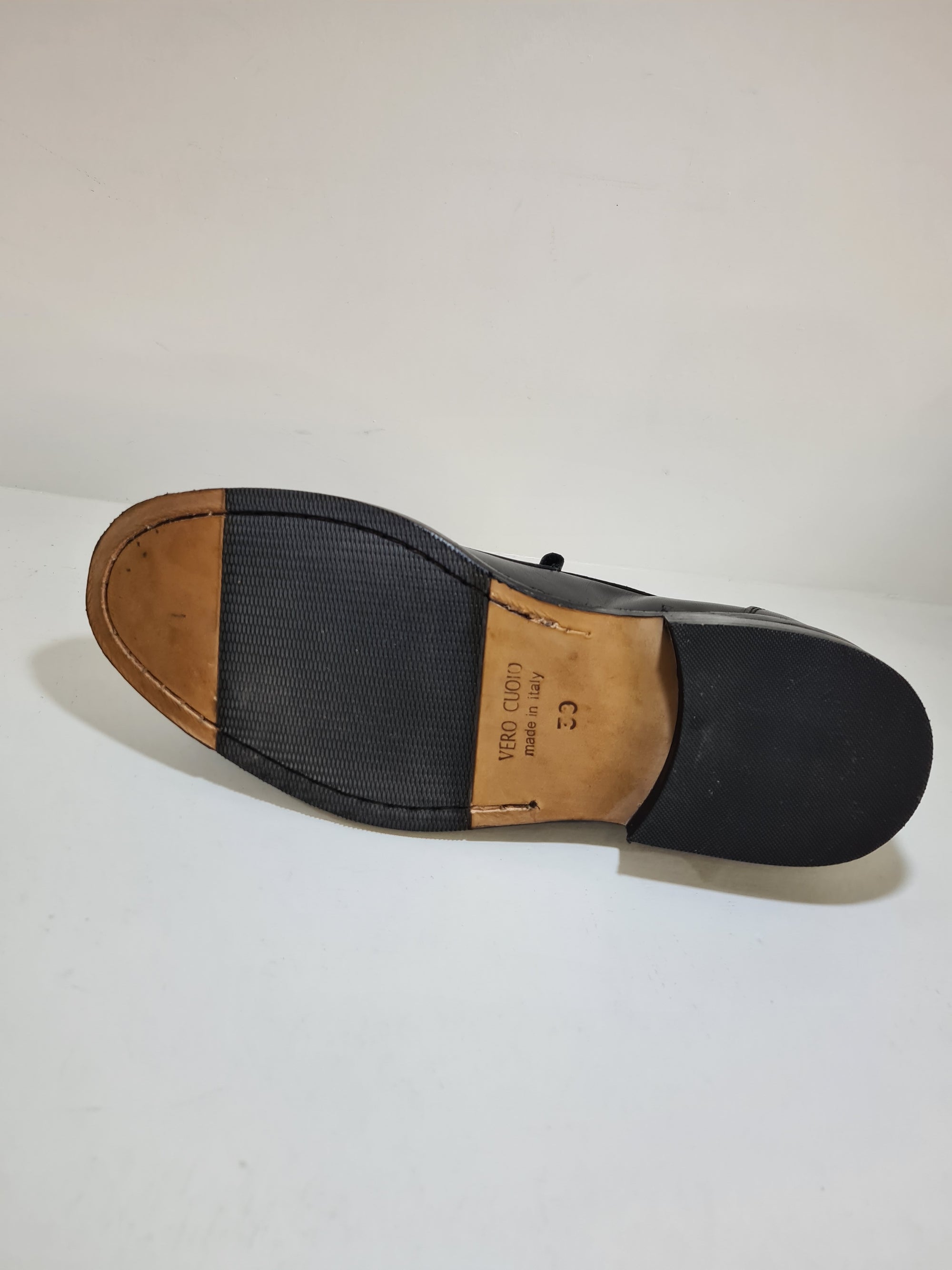 C346 - College Frangia e nappine Pelle Legno