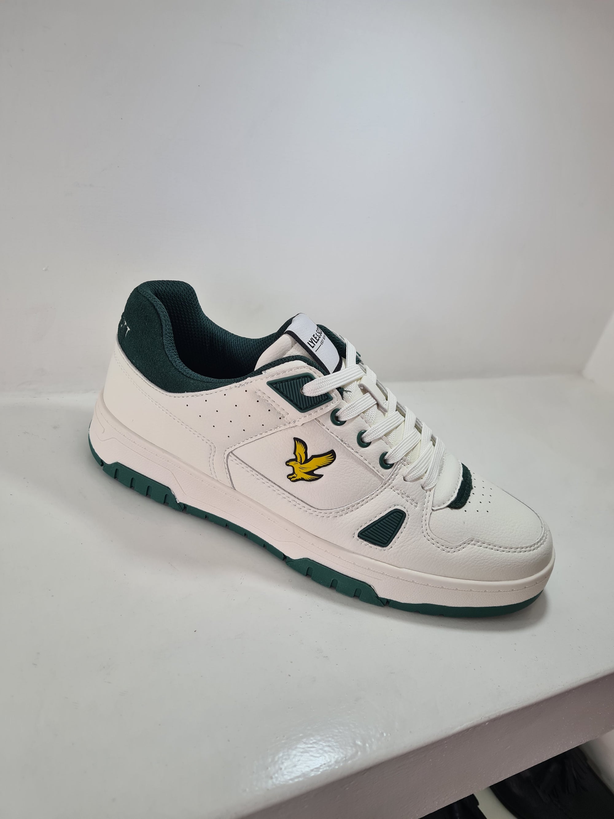 LYLE & SCOTT - EVANTON 848 OFF WHITE GREEN