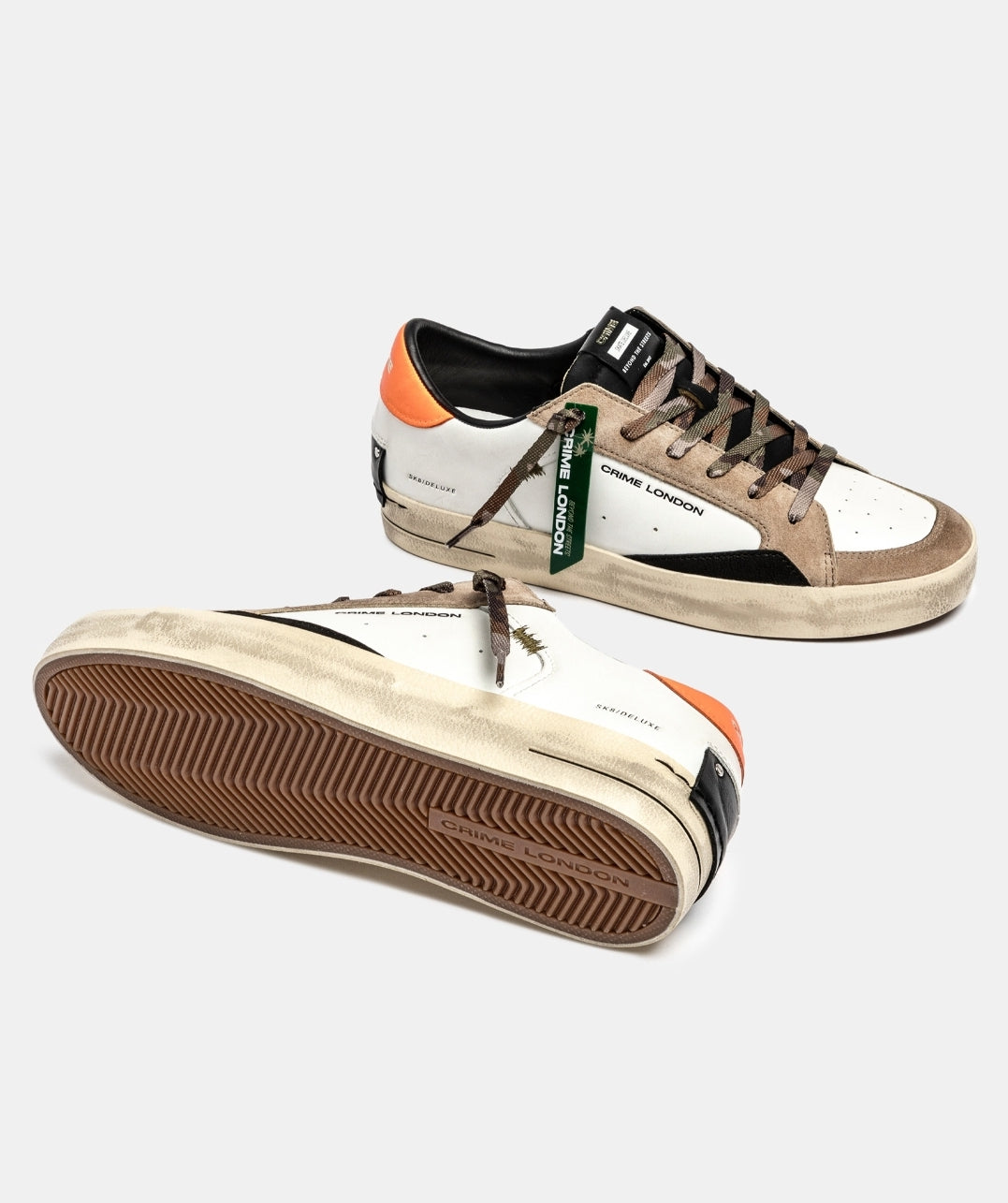 CRIME LONDON - SK8 DELUXE BURNT CAMO