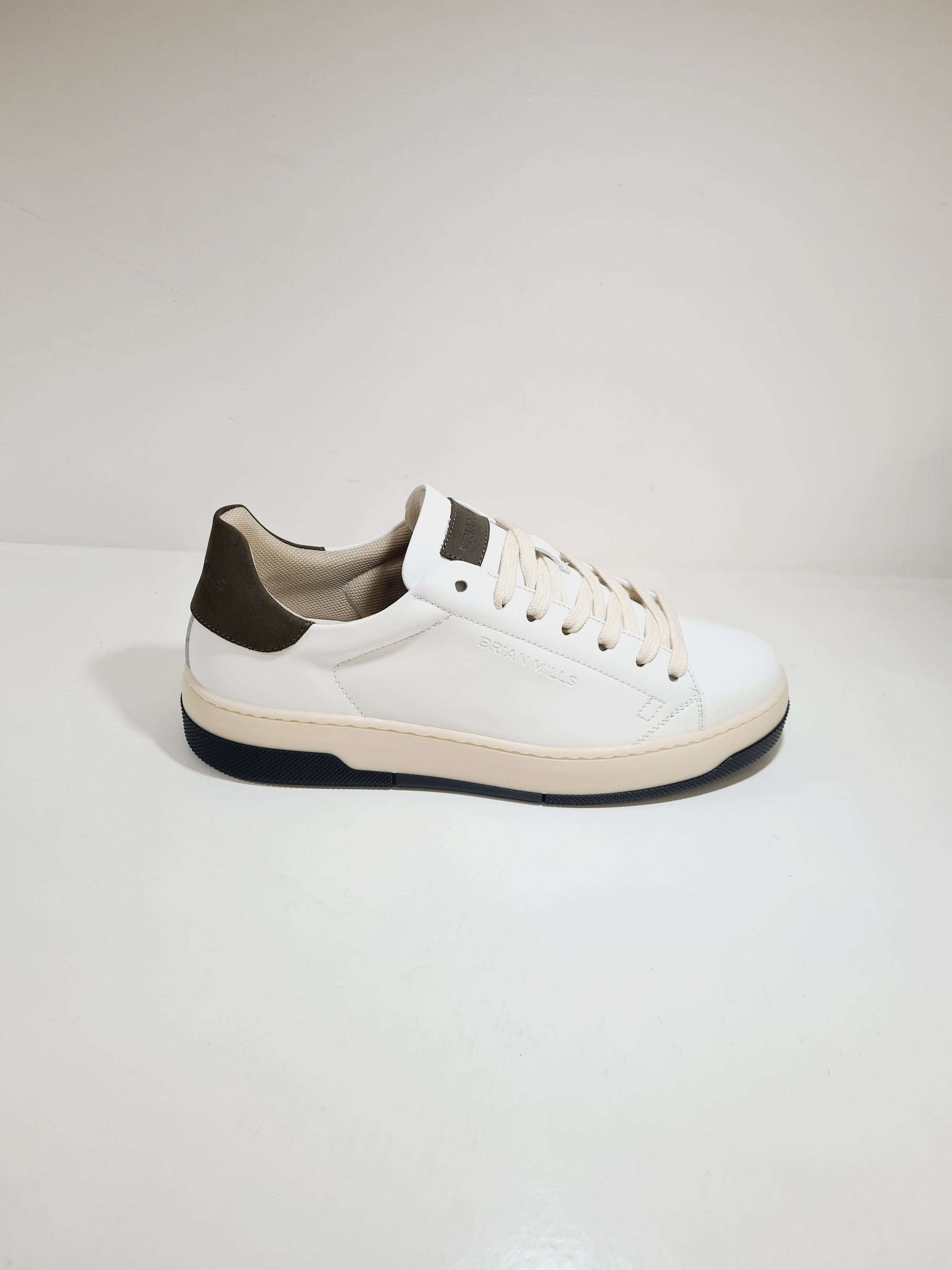 BRIAN MILLS - ERIK 568 BIANCO Nabuk toppone Nabuk Verde