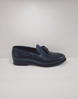 SORRENTINO Line - ELE MP Mocassino con nappine Pelle Blu