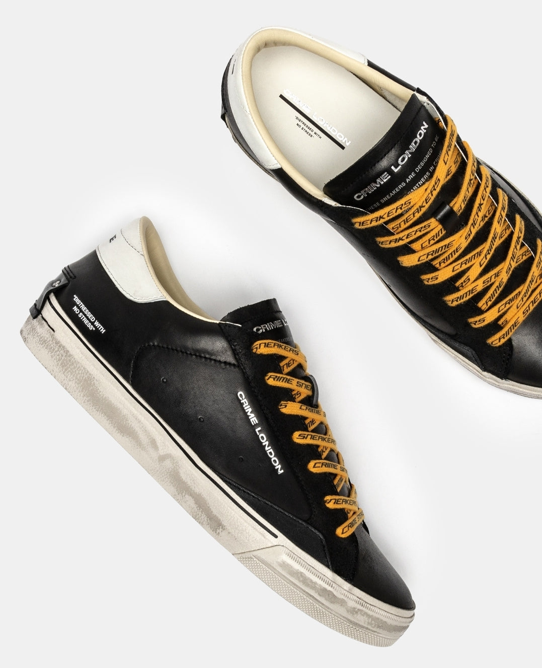 CRIME LONDON - DISTRESSED 2.0 DUSKY BLACK