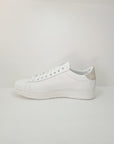 LUXURY - Art. 2999 Pelle Bianco toppone Grigio camoscio
