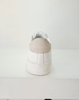 LUXURY - Art. 2999 Pelle Bianco toppone Grigio camoscio