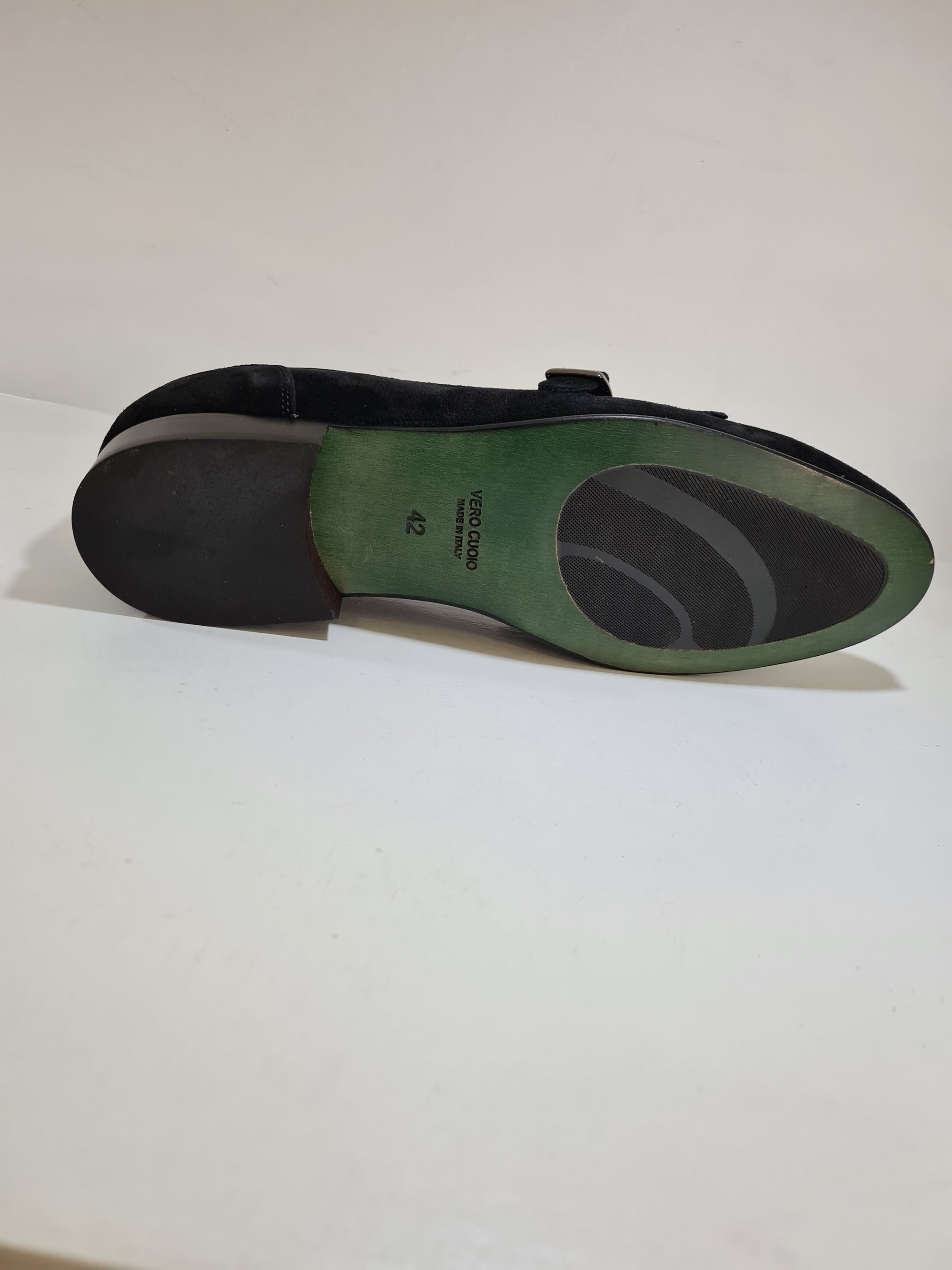 FERRINO Milano - Slippers con borchie camoscio Nero