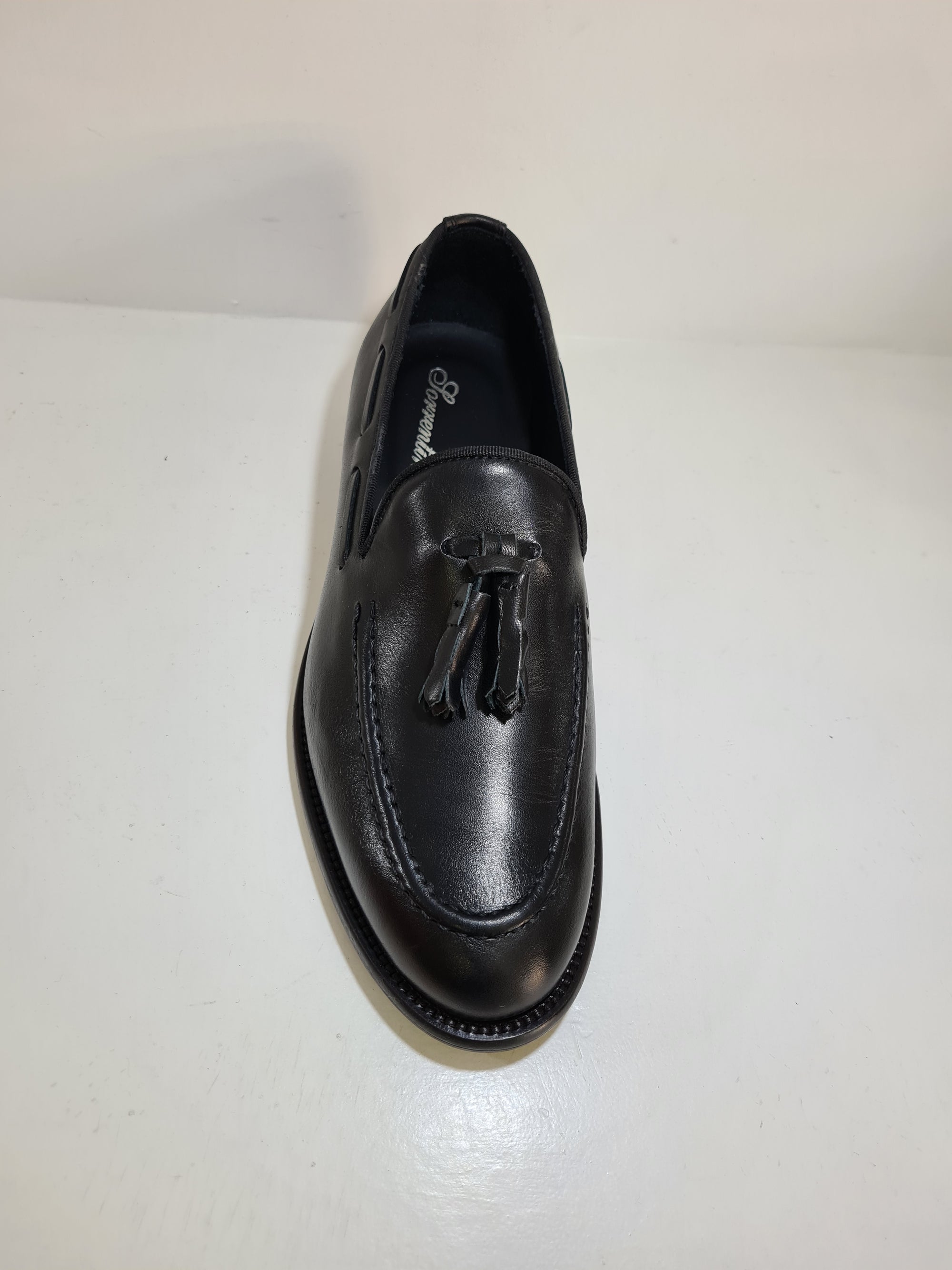 SORRENTINO Line - ELE MP Mocassino con nappine Pelle Nero