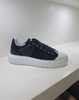 BRIAN MILLS - 585A Pelle Nero/Camoscio Nero