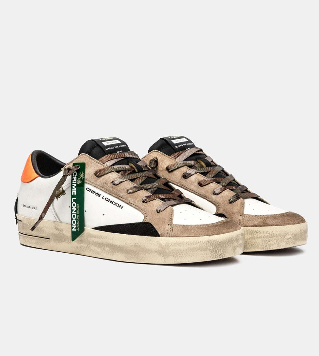 CRIME LONDON - SK8 DELUXE BURNT CAMO