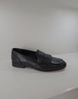 FERRINO Milano - A115 Vitello Nero Frangia e Fibbia