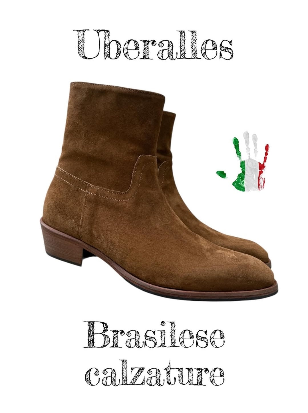 UBER ALLES - 6572 Tacco 40 Camoscio Bruciato