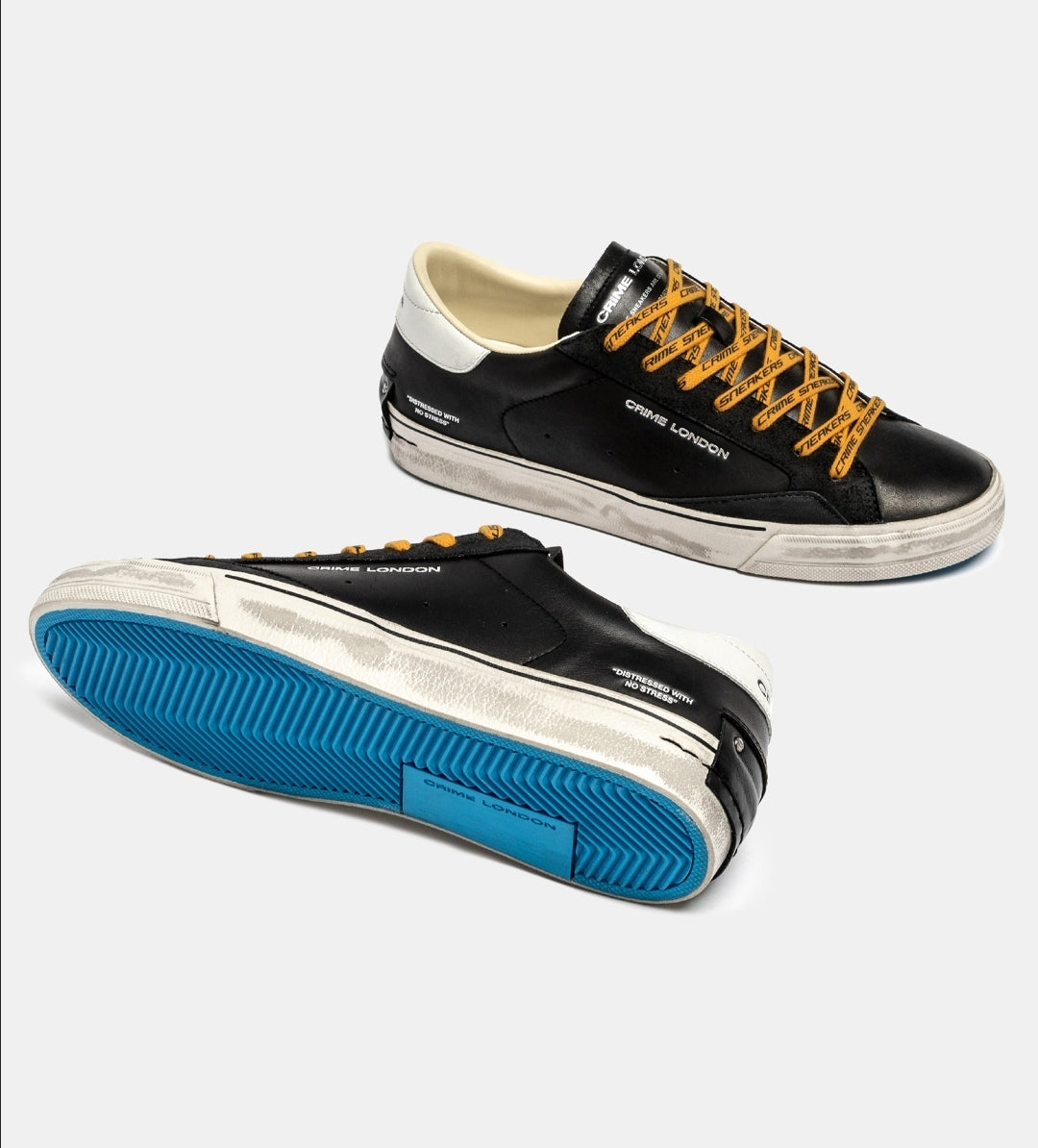 CRIME LONDON - DISTRESSED 2.0 DUSKY BLACK