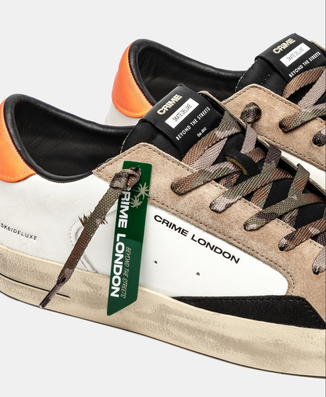 CRIME LONDON - SK8 DELUXE BURNT CAMO