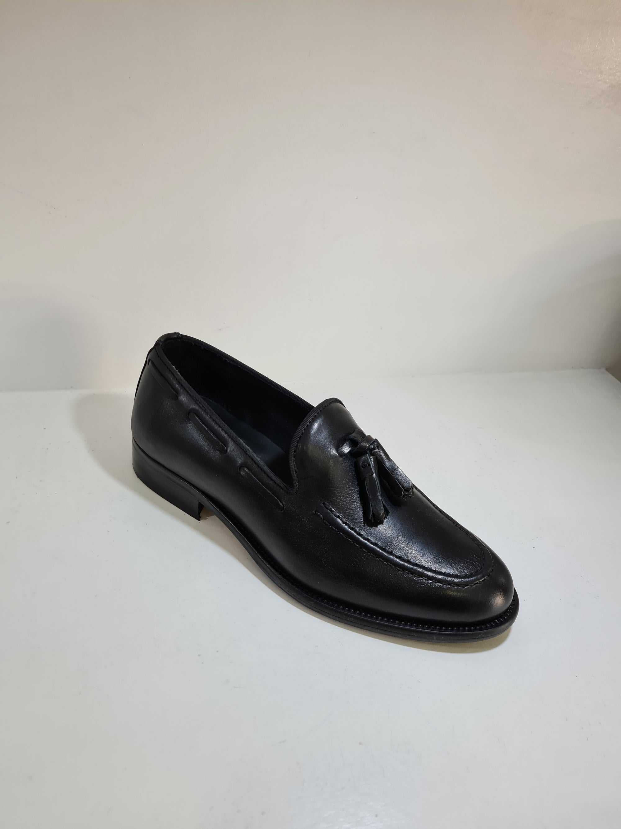 SORRENTINO Line - ELE MP Mocassino con nappine Pelle Nero