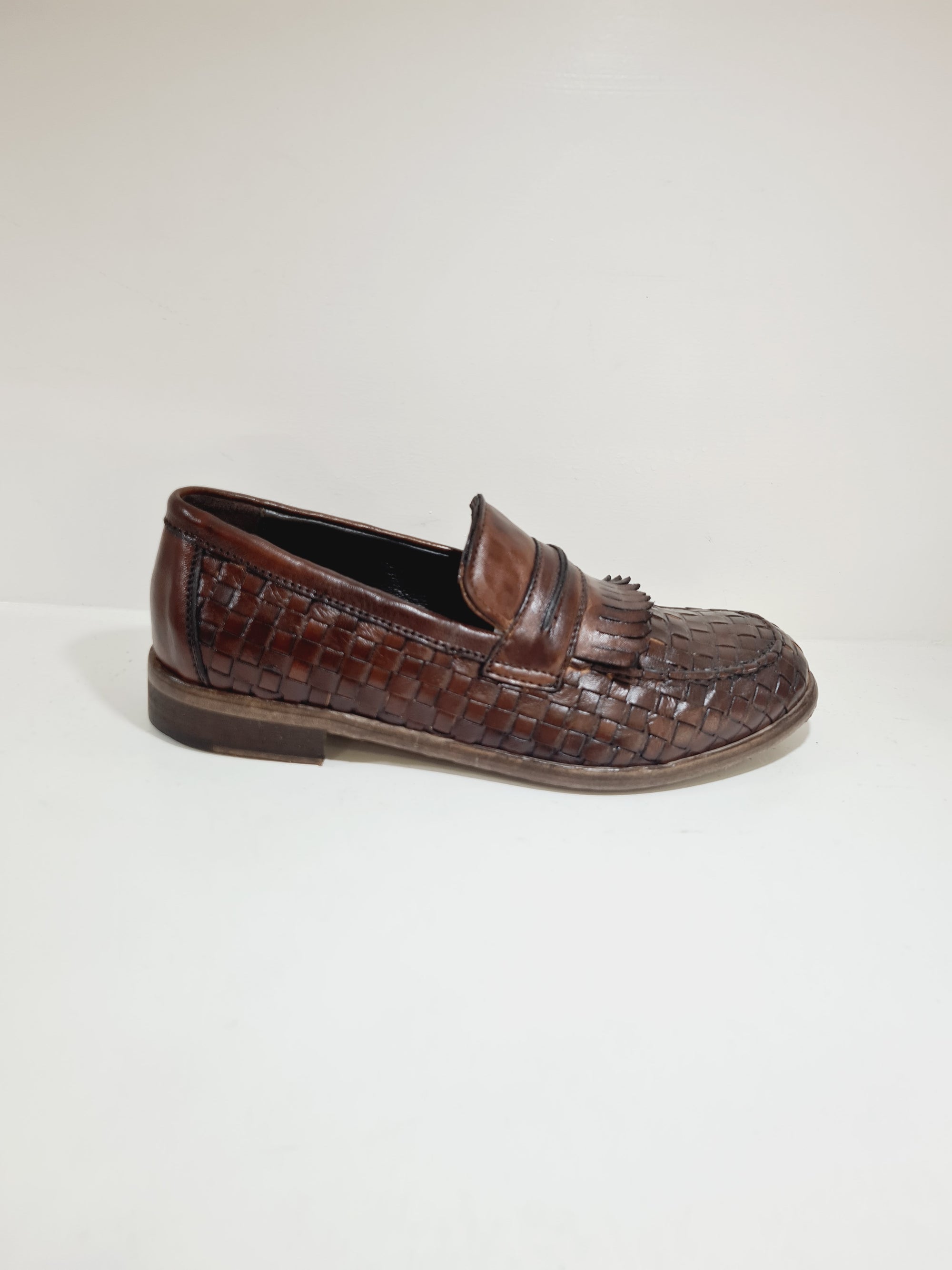 KEBO - NA 5045 Intrecciato Cuoio