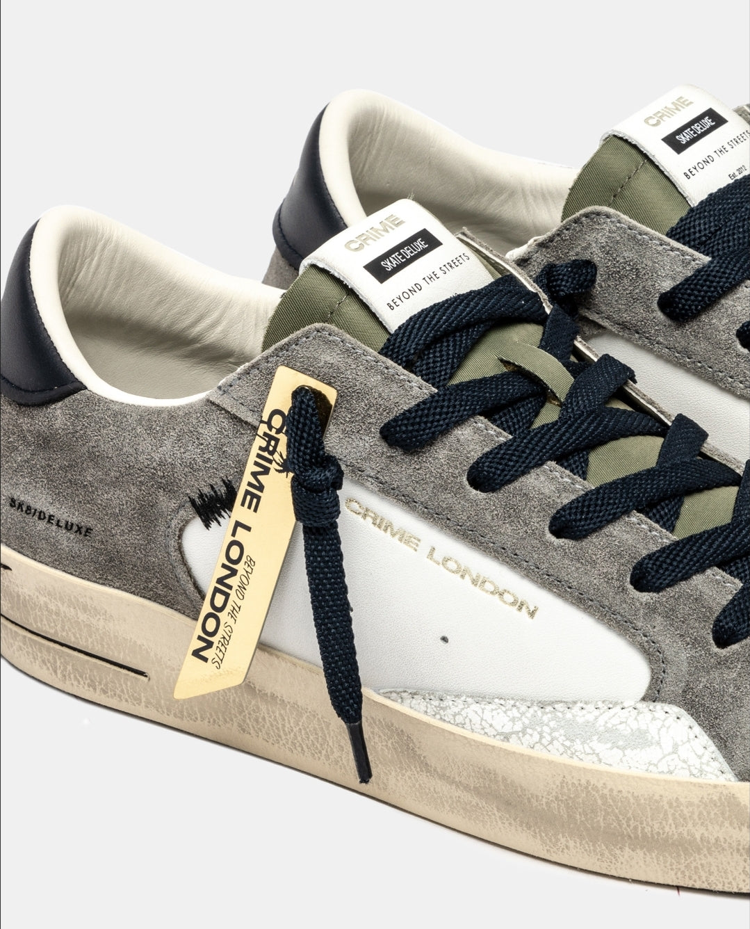CRIME LONDON - SK8 DELUXE STONE GREY