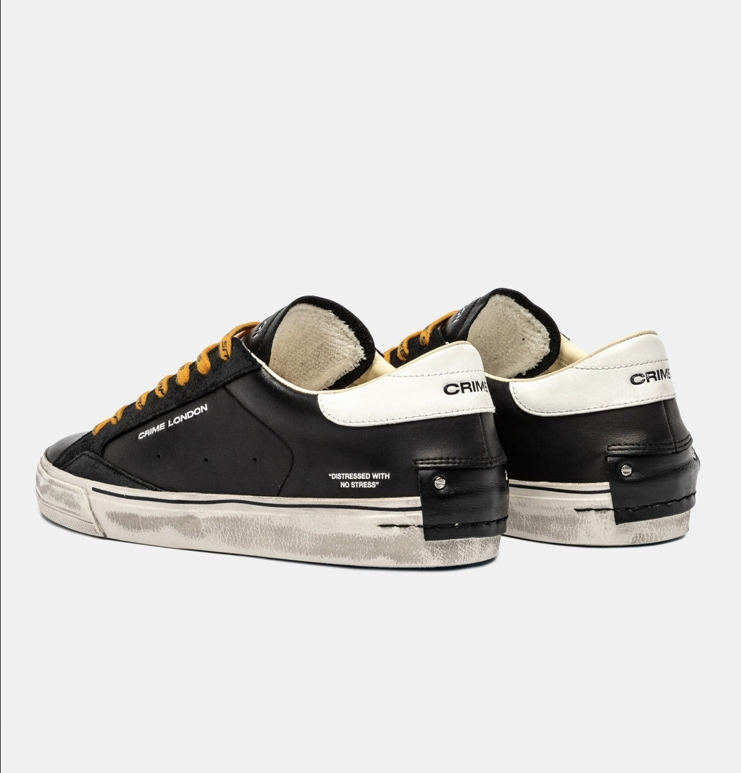 CRIME LONDON - DISTRESSED 2.0 DUSKY BLACK