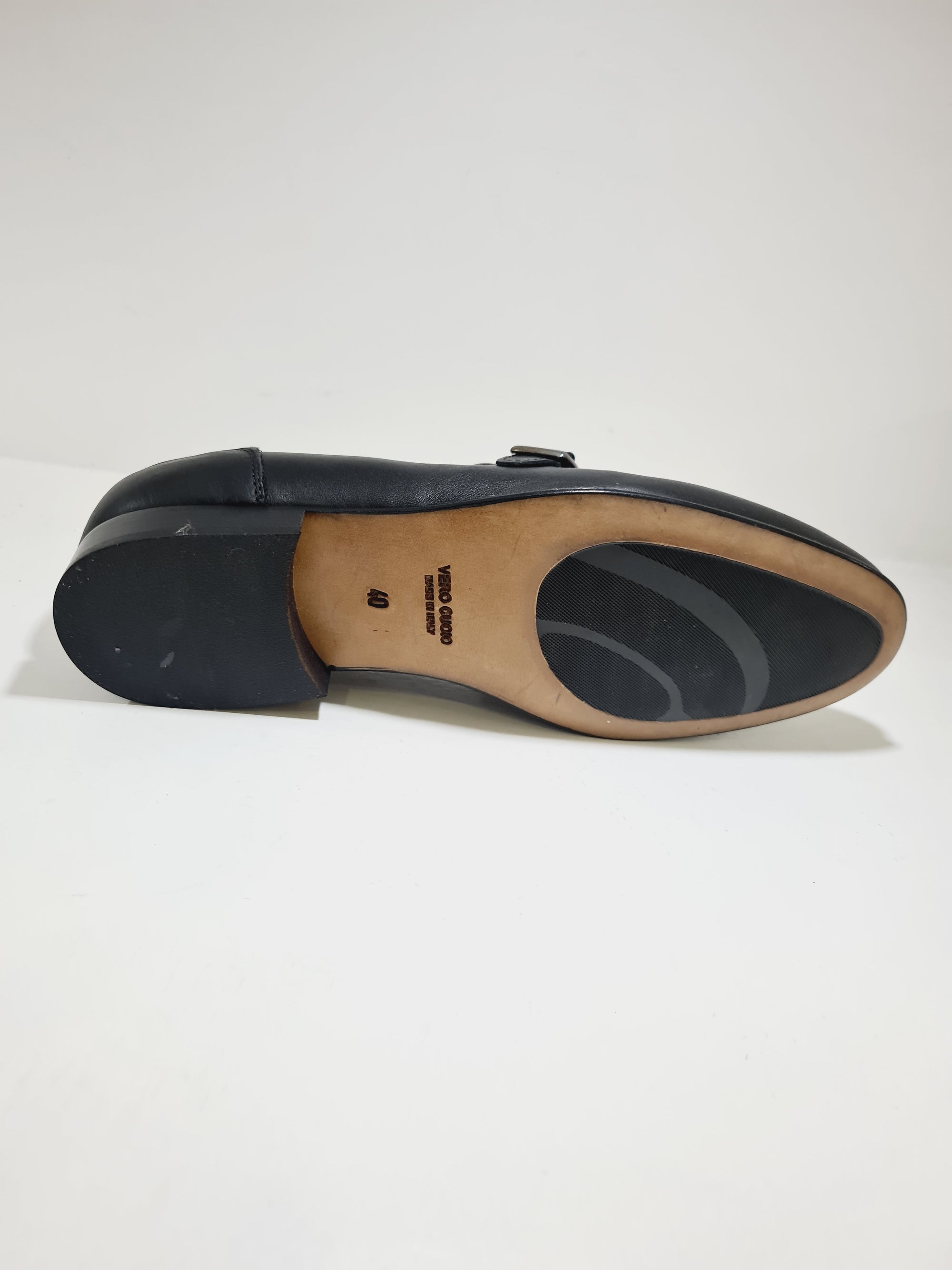 FERRINO Milano - 113 Monofibbia Pelle Nero + Camoscio Nero