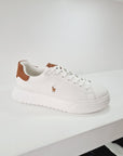RALPH LAUREN - RLITE COURT OffWhite/Cuoio