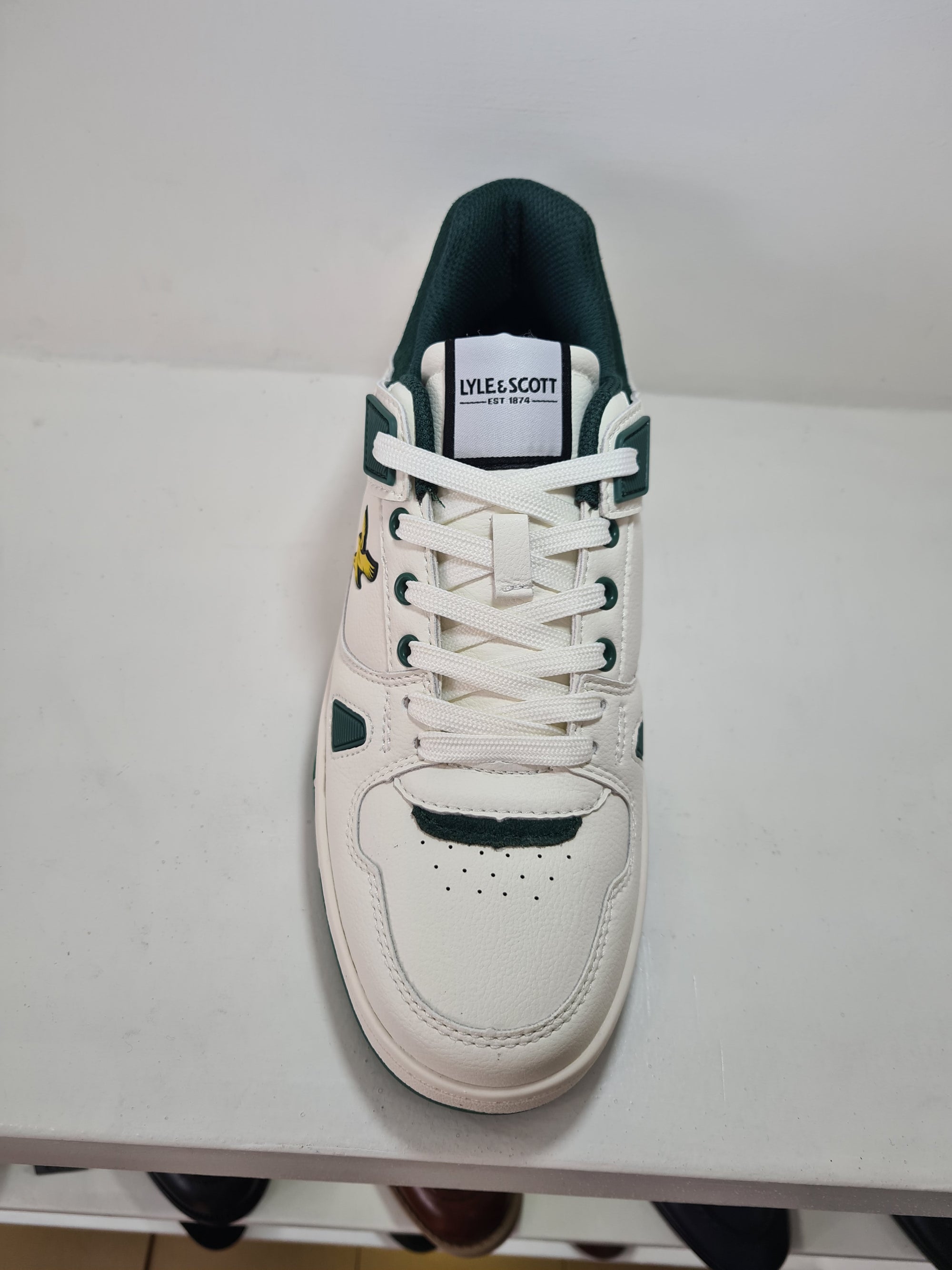 LYLE & SCOTT - EVANTON 848 OFF WHITE GREEN