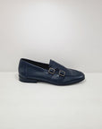GASPARE GABRIELI - 027CU Pelle Blu Doppia Fibbia