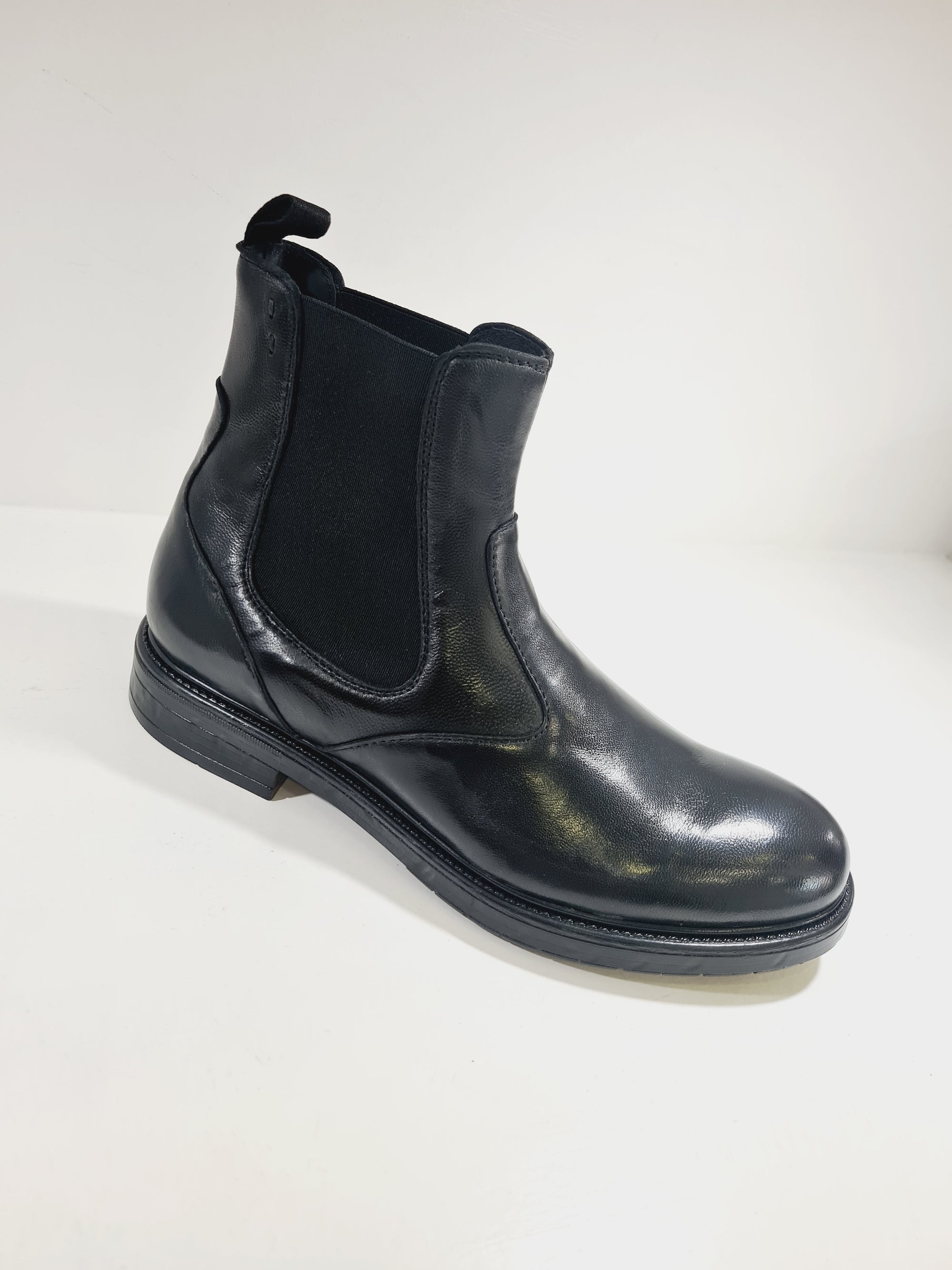 KEBO - GB2060 Chelsea in pelle Nero