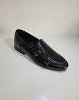PRIMO EREDE - Slippers con fibbie Abrasivato Nero