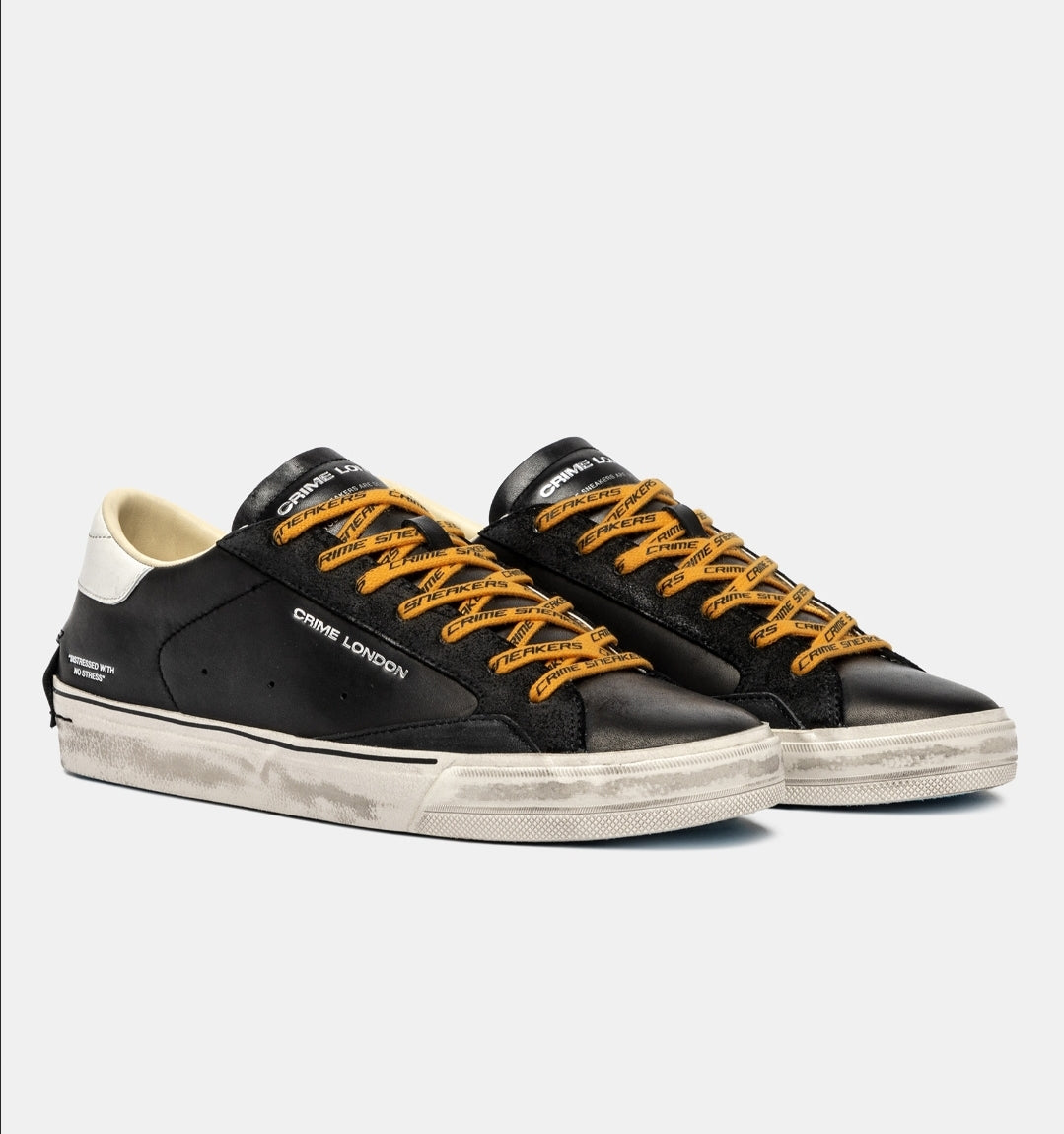 CRIME LONDON - DISTRESSED 2.0 DUSKY BLACK