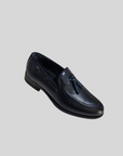 SORRENTINO Line - ELE MP Mocassino con nappine Pelle Blu