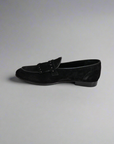 FERRINO Milano - Slippers con borchie camoscio Nero