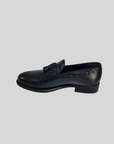 SORRENTINO Line - ELE MP Mocassino con nappine Pelle Blu