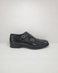 SORRENTINO Line - 020MP Double Monk Spazzolato Nero