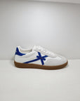 RICHMOND - Art. 31001 Pelle Bianco / Bluette / Camoscio Grigio