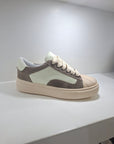 Lavorazione Artigianale - SONNY Pelle Beige Camoscio Tortora