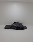 V.F - Sandalo Doppia/Fascia Pelle Nero
