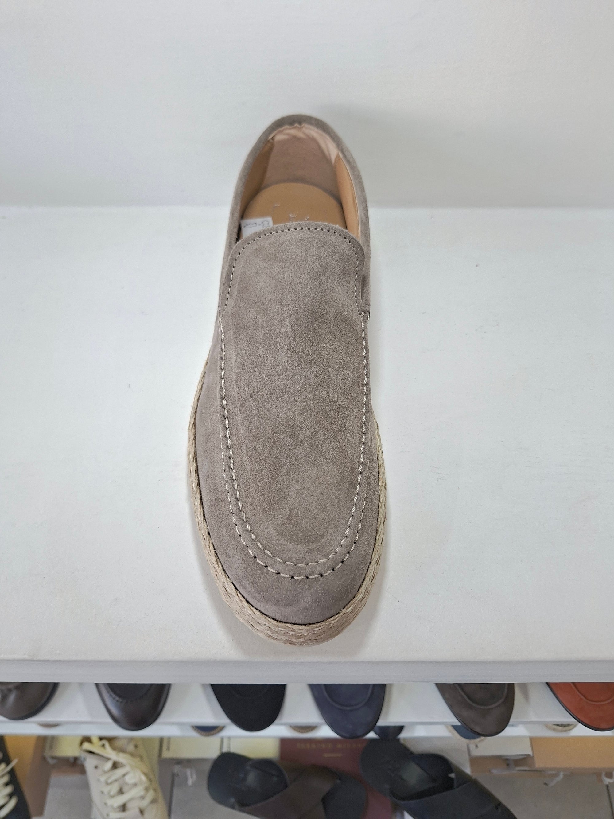 LUXURY - Espadrillas Camoscio Tortora