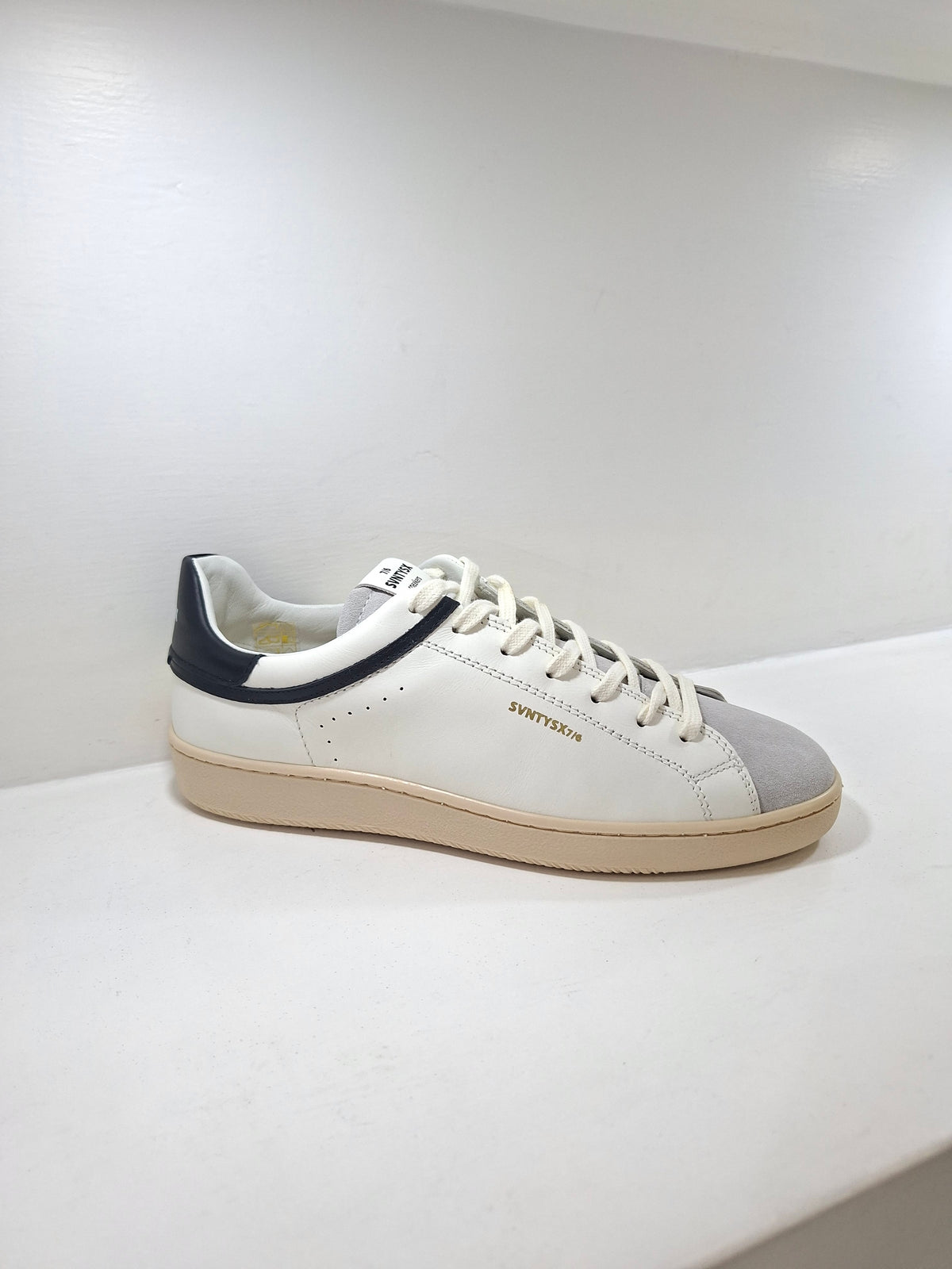 SVNTYSX 7/6 -JUMP Pelle Bianco Toppone Nero
