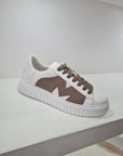 BRIAN MILLS - 1002 Pelle Bianco Nabuk Tortora