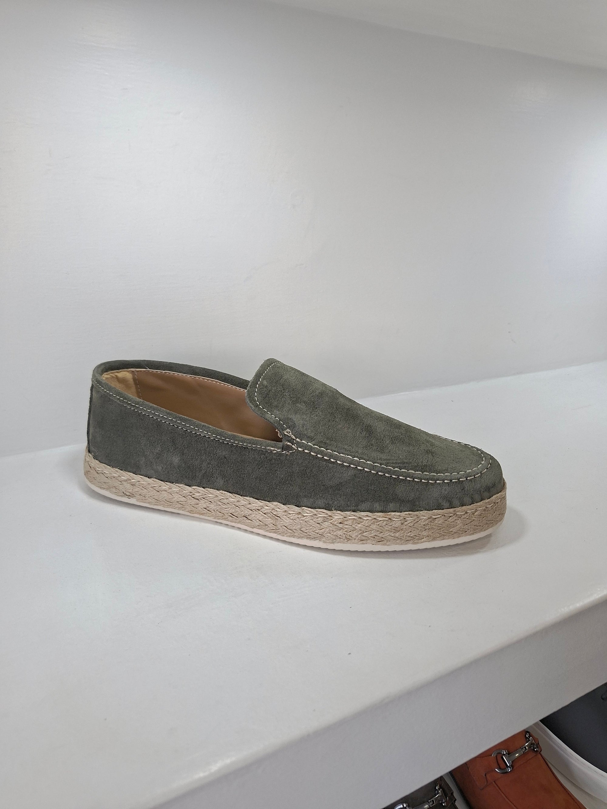 LUXURY - Espadrillas Camoscio Verde