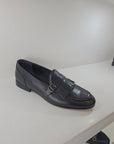 FERRINO Milano - A115 Vitello Nero Frangia e Fibbia