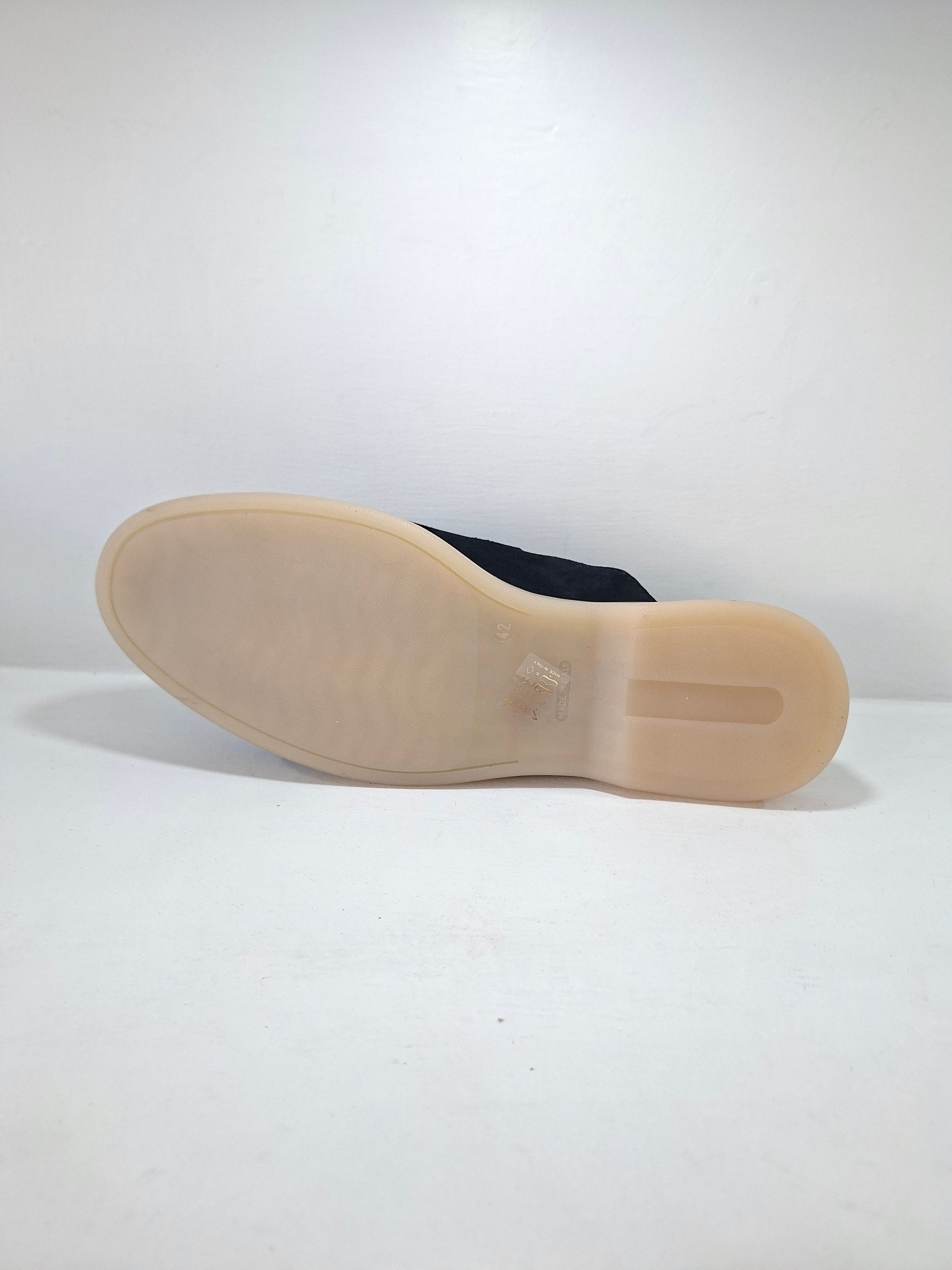 Lavorazione Artigianale - Sabot LP Camoscio Nero