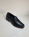 SORRENTINO Line - ELE MP Mocassino con nappine Pelle Blu