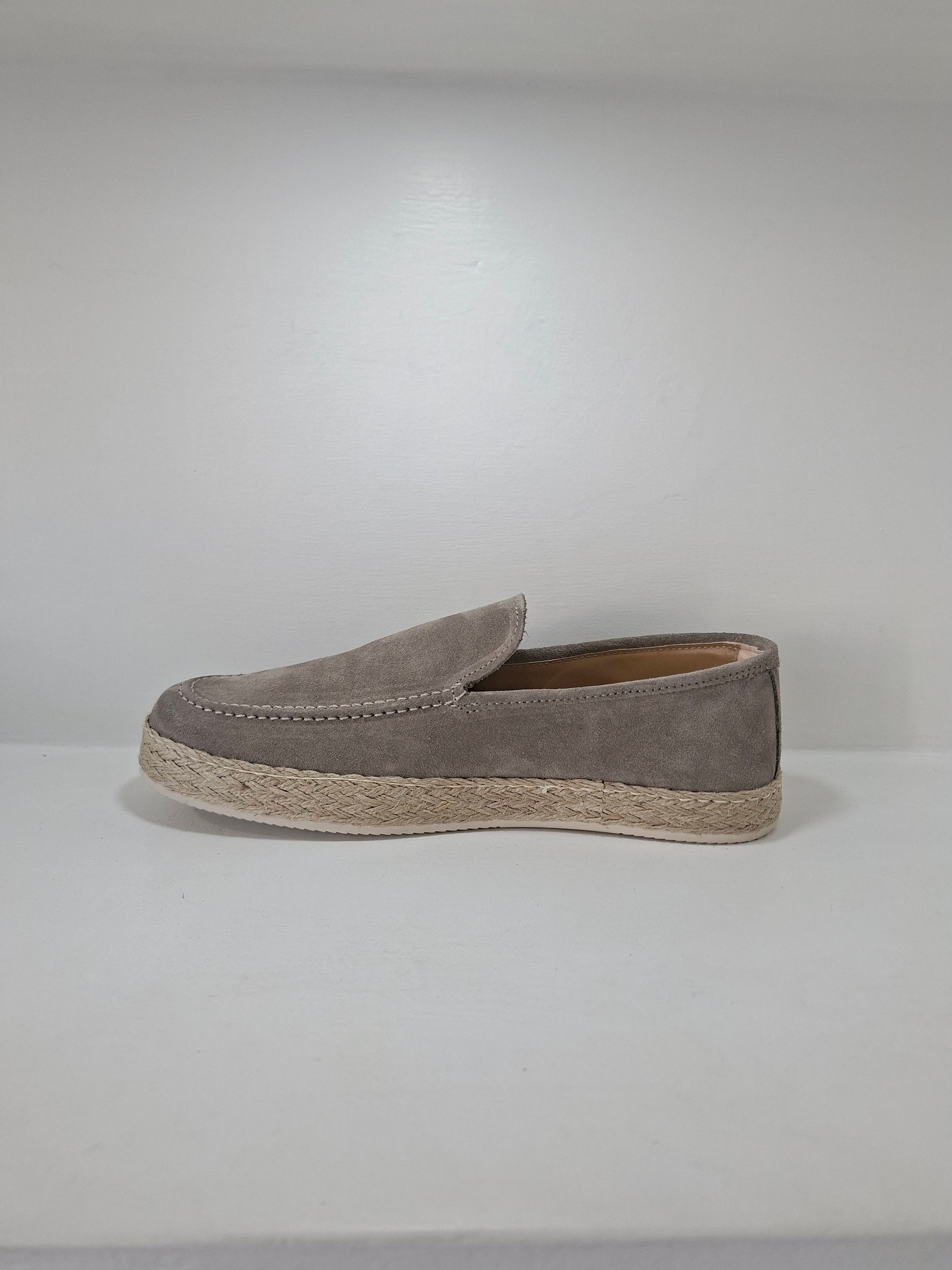 LUXURY - Espadrillas Camoscio Tortora