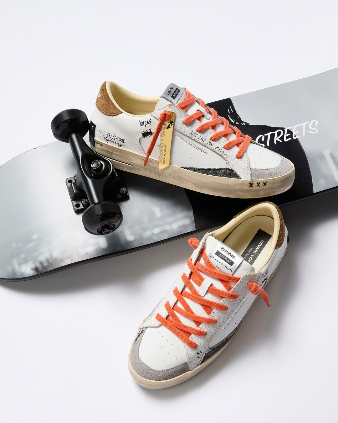 CRIME LONDON - SK8 DELUXE Orange Flame
