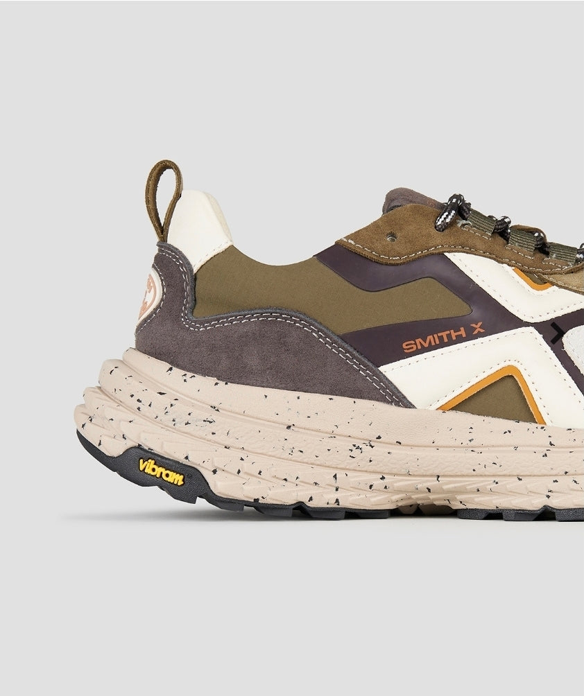 ALEXANDER SMITH X - HORIZON Camoscio Grigio e ripstop Verde