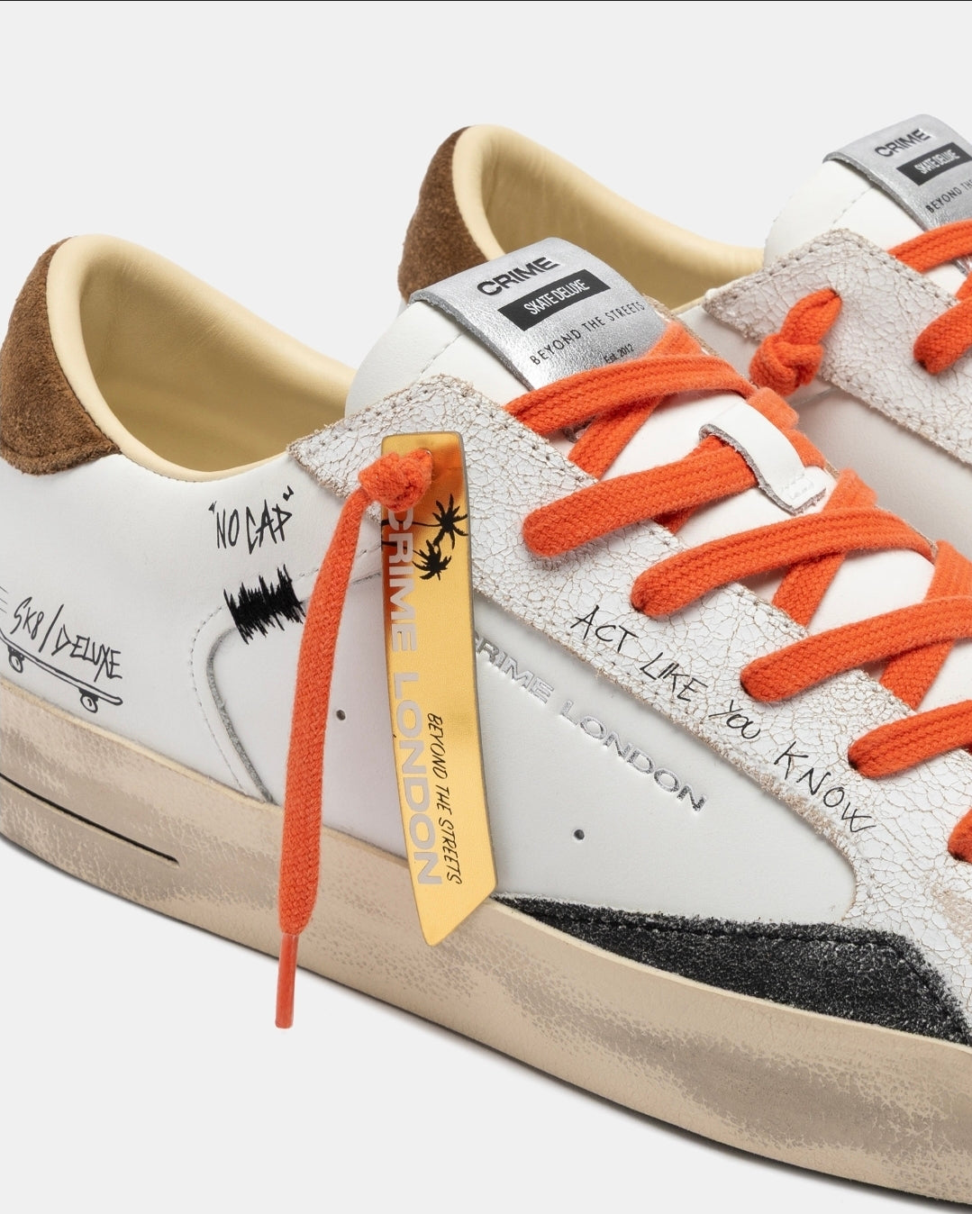 CRIME LONDON - SK8 DELUXE Orange Flame