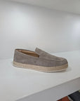 LUXURY - Espadrillas Camoscio Tortora