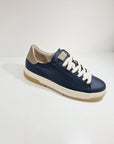 BRIAN MILLS - ERIK 568 BLU Nabuk  Sabbia
